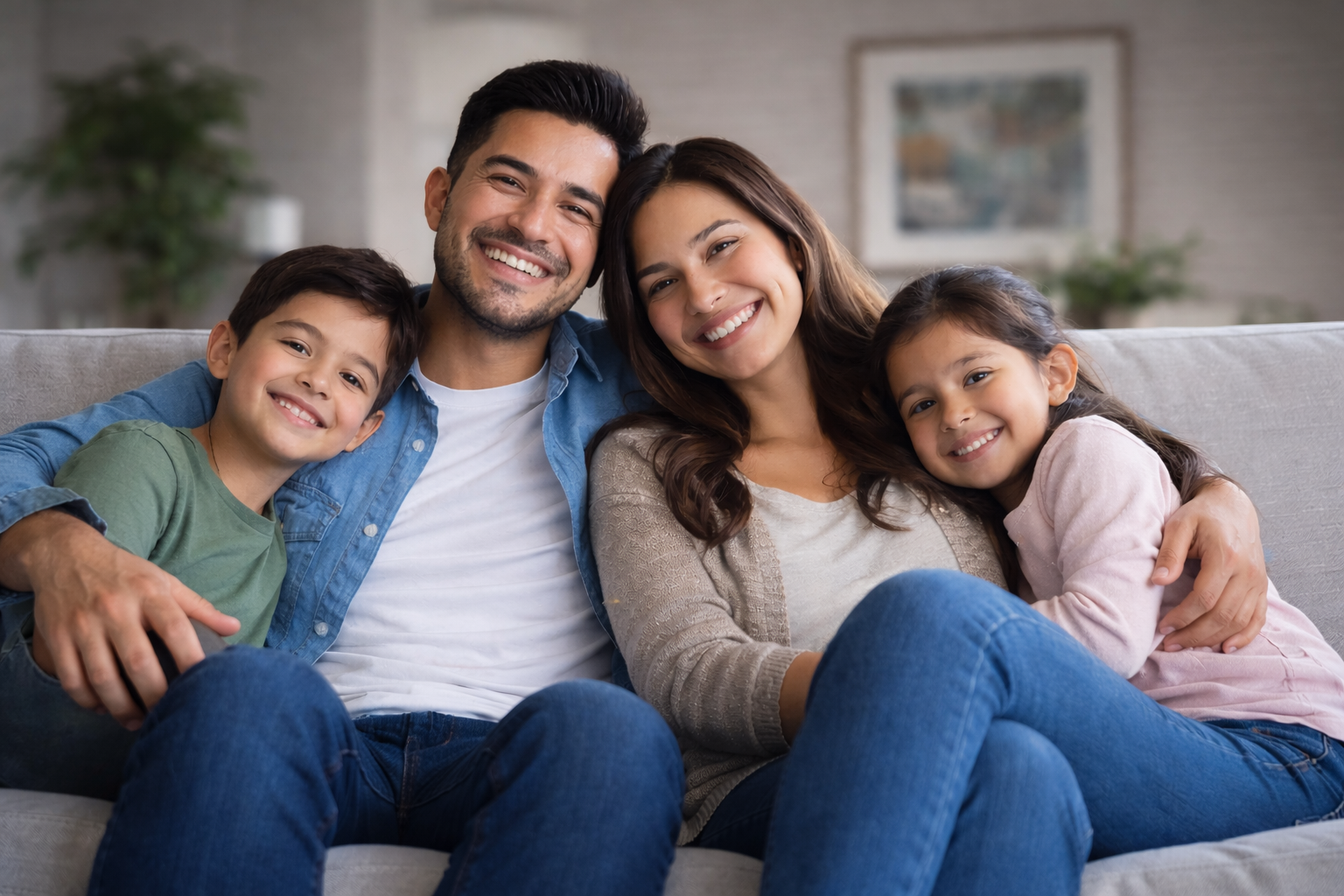 Happy family picture